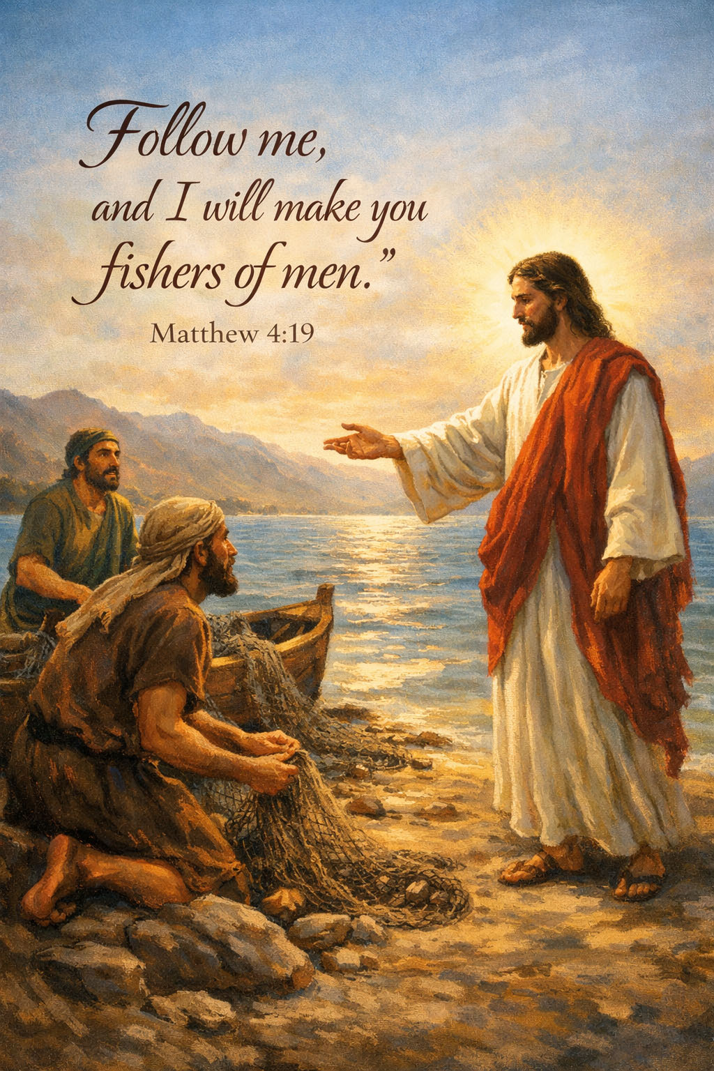 Follow me, and I will make you fishers of men — Matthew 4:19
